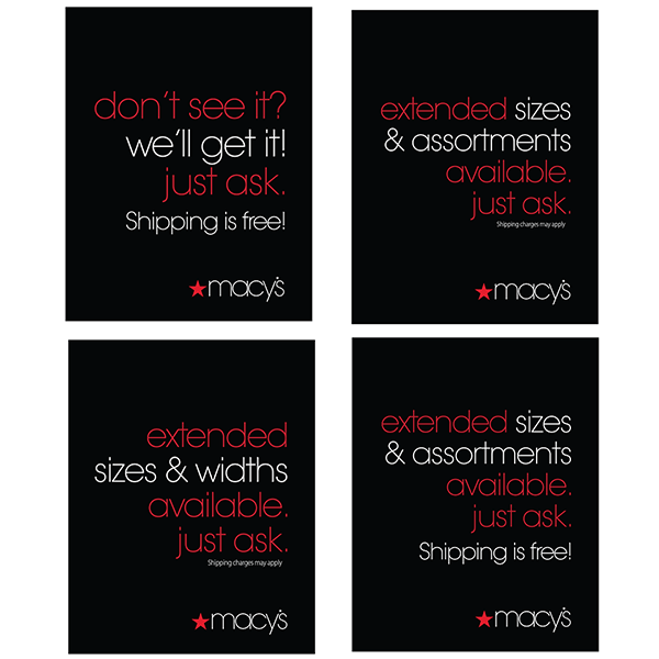 Macy's Sign-Click to Download