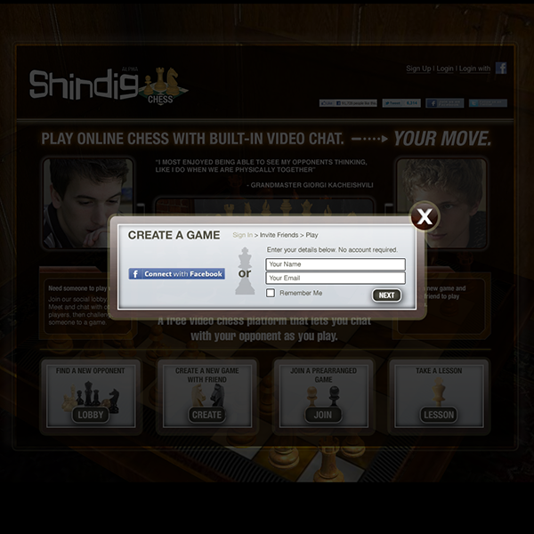 Shindig Interface-Click to Download